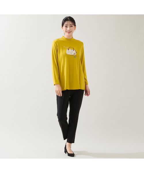 missel / ミゼール カットソー | 【あったか素材・洗える・日本製・3L/4Lサイズあり】Bag刺繍カットソー | 詳細15