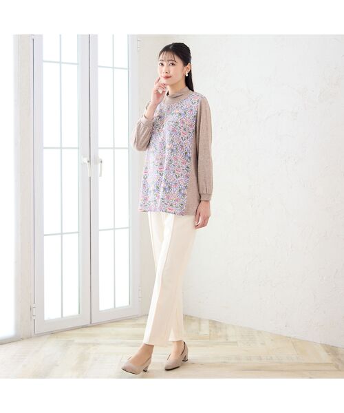 missel / ミゼール カットソー | 【洗える・3L/4Lサイズあり】V&A ロウデン パフスリーブカットソー | 詳細3