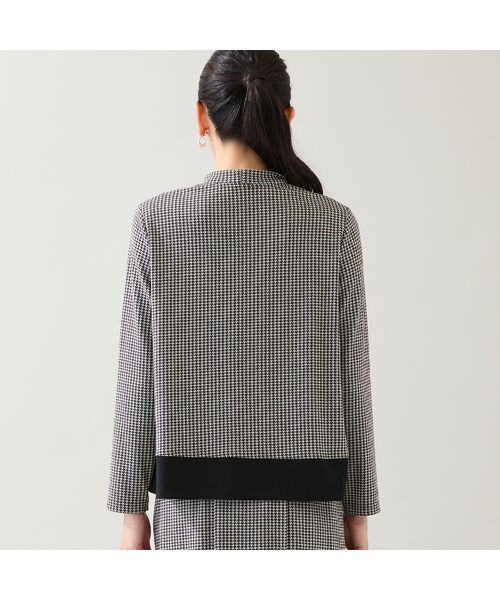 missel / ミゼール カットソー | 【洗える・3L/4Lサイズあり】千鳥柄カットソー | 詳細2