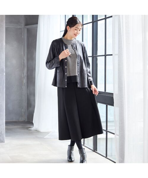 missel / ミゼール カットソー | 【洗える・3L/4Lサイズあり】千鳥柄カットソー | 詳細8