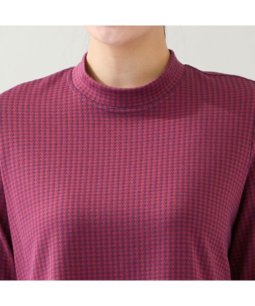 missel / ミゼール カットソー | 【洗える・3L/4Lサイズあり】千鳥柄カットソー | 詳細12