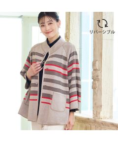 missel / ミゼール カーディガン・ボレロ | 【リバーシブル・WEB限定カラーあり】Aラインニットカーディガン