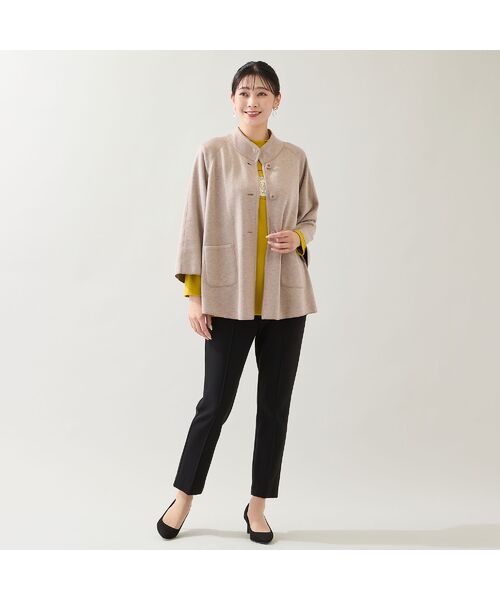 missel / ミゼール カーディガン・ボレロ | 【リバーシブル・WEB限定カラーあり】Aラインニットカーディガン | 詳細3