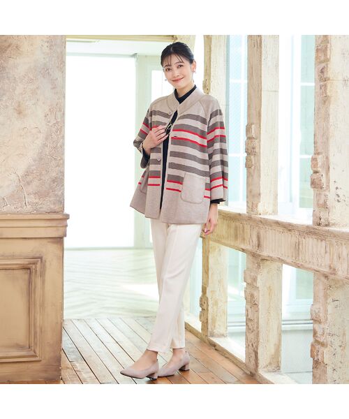 missel / ミゼール カーディガン・ボレロ | 【リバーシブル・WEB限定カラーあり】Aラインニットカーディガン | 詳細6