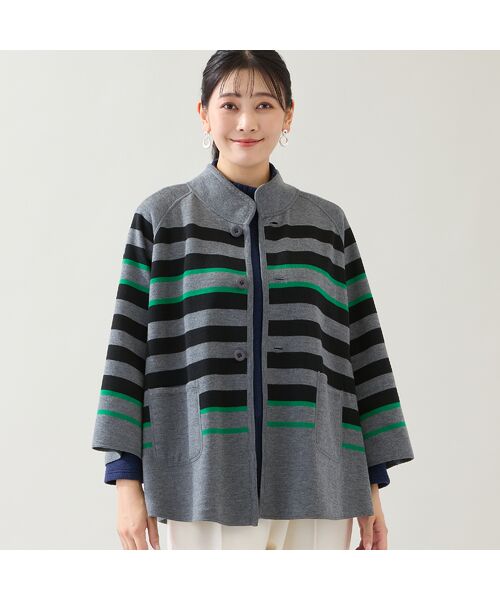 missel / ミゼール カーディガン・ボレロ | 【リバーシブル・WEB限定カラーあり】Aラインニットカーディガン | 詳細9