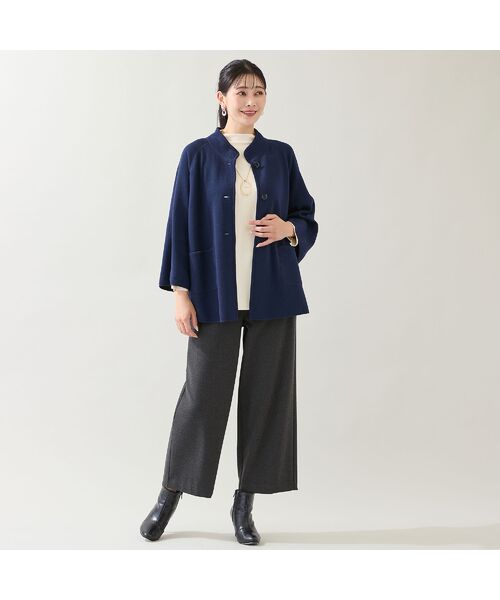 missel / ミゼール カーディガン・ボレロ | 【リバーシブル・WEB限定カラーあり】Aラインニットカーディガン | 詳細14