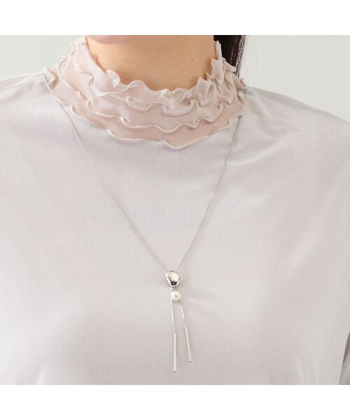 missel / ミゼール ネックレス・ペンダント・チョーカー | miniパールモチーフ スライドネックレス | 詳細1