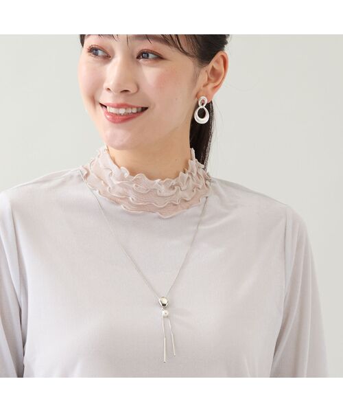 missel / ミゼール ネックレス・ペンダント・チョーカー | miniパールモチーフ スライドネックレス | 詳細3