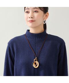 missel / ミゼール ネックレス・ペンダント・チョーカー | べっ甲調サークルネックレス
