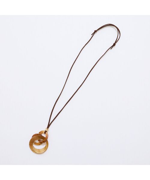 missel / ミゼール ネックレス・ペンダント・チョーカー | べっ甲調サークルネックレス | 詳細10