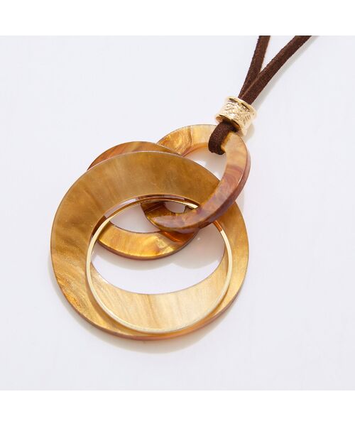 missel / ミゼール ネックレス・ペンダント・チョーカー | べっ甲調サークルネックレス | 詳細12