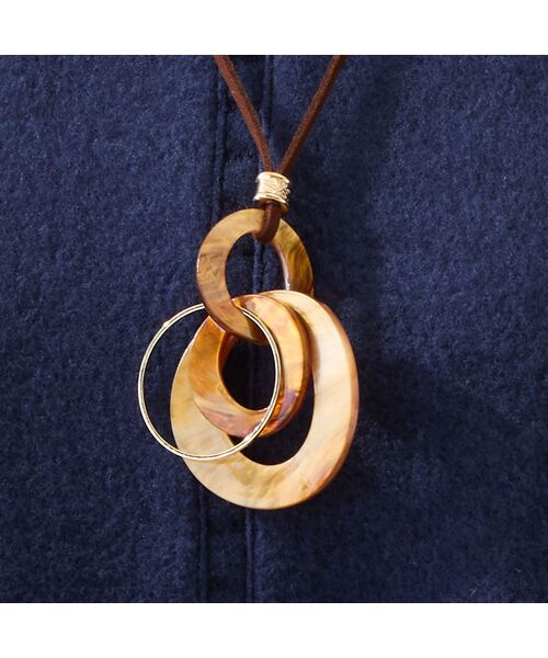 missel / ミゼール ネックレス・ペンダント・チョーカー | べっ甲調サークルネックレス | 詳細2