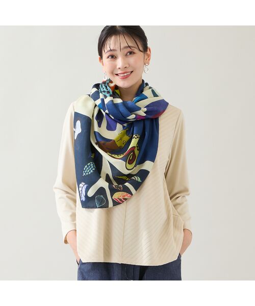 missel / ミゼール マフラー・ショール・スヌード・ストール | 【WEB限定アイテム・イタリア製】Colorful Forestストール | 詳細1