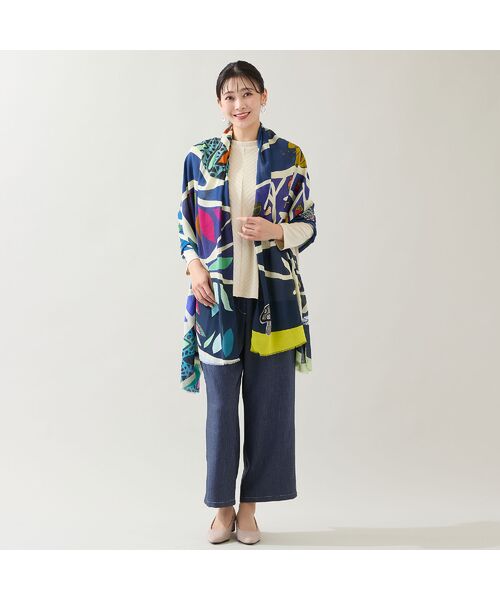 missel / ミゼール マフラー・ショール・スヌード・ストール | 【WEB限定アイテム・イタリア製】Colorful Forestストール | 詳細4