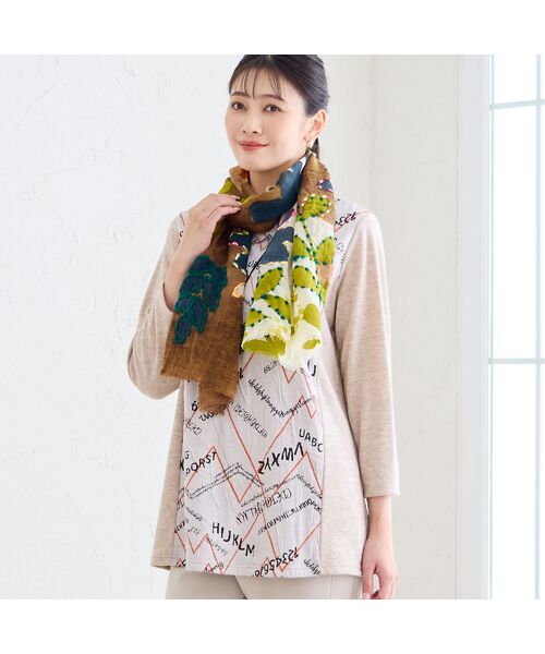 missel / ミゼール マフラー・ショール・スヌード・ストール | 【一部店舗・WEB限定アイテム】インド刺繍ストール | 詳細2