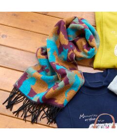 missel / ミゼール マフラー・ショール・スヌード・ストール | 【洗える・一部店舗・WEB限定・フランス製】cat silhouetteストール