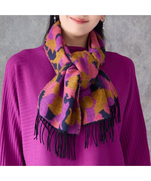 missel / ミゼール マフラー・ショール・スヌード・ストール | 【洗える・一部店舗・WEB限定・フランス製】cat silhouetteストール | 詳細1