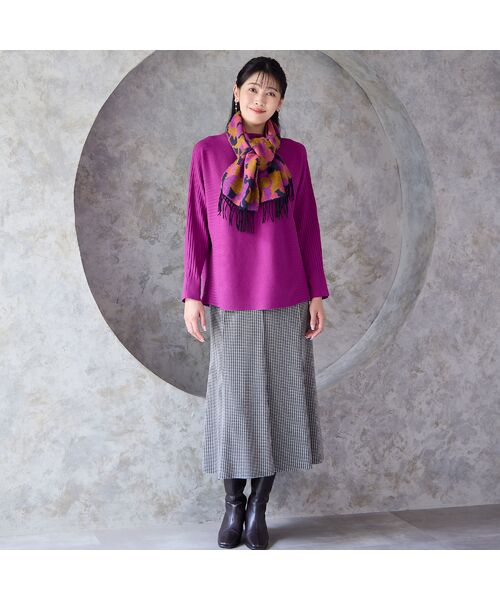 missel / ミゼール マフラー・ショール・スヌード・ストール | 【洗える・一部店舗・WEB限定・フランス製】cat silhouetteストール | 詳細4