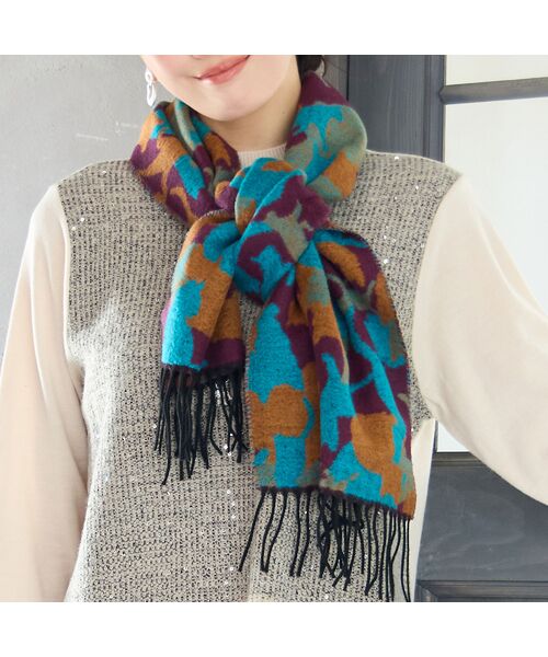 missel / ミゼール マフラー・ショール・スヌード・ストール | 【洗える・一部店舗・WEB限定・フランス製】cat silhouetteストール | 詳細8