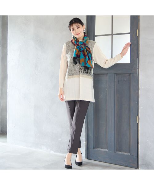 missel / ミゼール マフラー・ショール・スヌード・ストール | 【洗える・一部店舗・WEB限定・フランス製】cat silhouetteストール | 詳細10