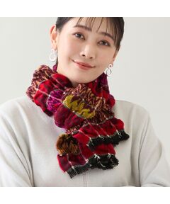 missel / ミゼール マフラー・ショール・スヌード・ストール | 【洗える・一部店舗・WEB限定・フランス製】シャーリングジャカードマフラー