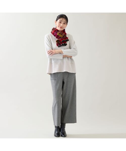 missel / ミゼール マフラー・ショール・スヌード・ストール | 【洗える・一部店舗・WEB限定・フランス製】シャーリングジャカードマフラー | 詳細8