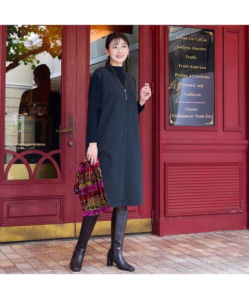 missel / ミゼール マフラー・ショール・スヌード・ストール | 【洗える・一部店舗・WEB限定・フランス製】シャーリングジャカードマフラー | 詳細13