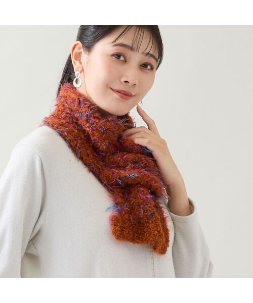 missel / ミゼール マフラー・ショール・スヌード・ストール | 【一部店舗・WEB限定・イタリア製・リバーシブル】カスリニットマフラー | 詳細9