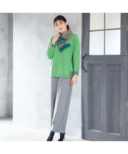 missel / ミゼール マフラー・ショール・スヌード・ストール | 【一部店舗・WEB限定・イタリア製・リバーシブル】カスリニットマフラー | 詳細11