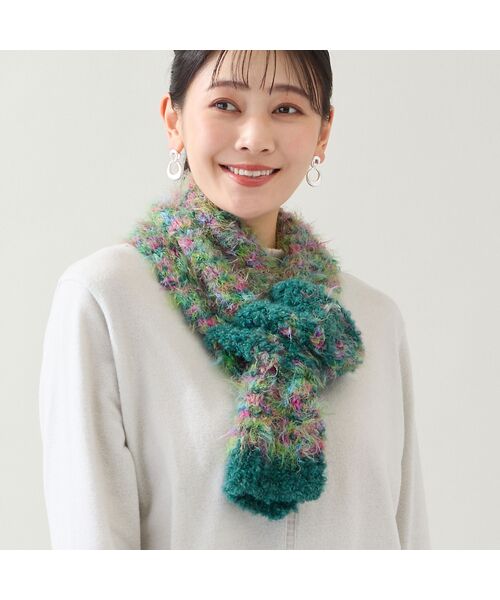 missel / ミゼール マフラー・ショール・スヌード・ストール | 【一部店舗・WEB限定・イタリア製・リバーシブル】カスリニットマフラー | 詳細12