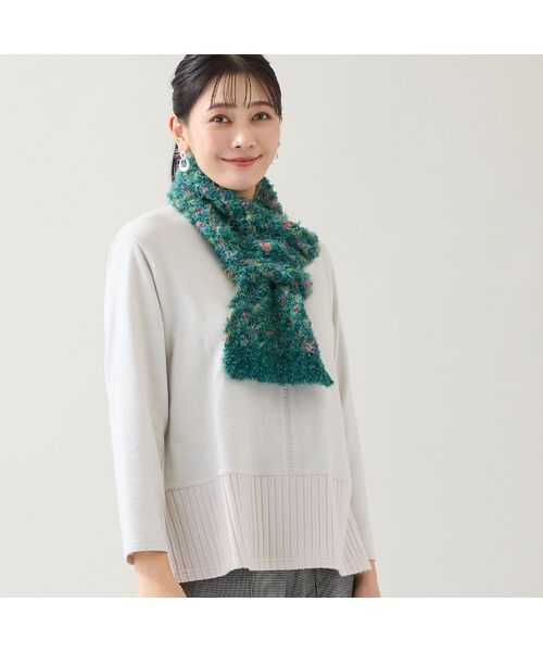 missel / ミゼール マフラー・ショール・スヌード・ストール | 【一部店舗・WEB限定・イタリア製・リバーシブル】カスリニットマフラー | 詳細15