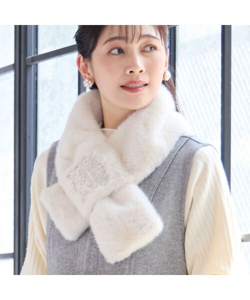 楽天市場】フェイクファーマフラーの通販