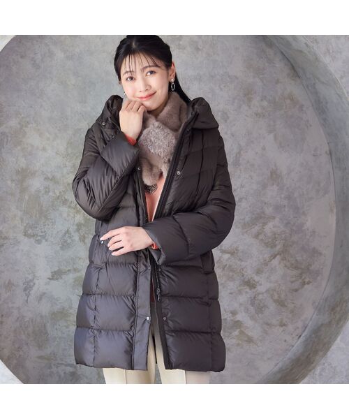 missel / ミゼール マフラー・ショール・スヌード・ストール | 【洗える・別注・大きいサイズ】刺繍入りフェイクファーマフラー | 詳細13