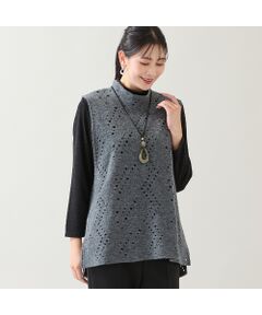 missel / ミゼール ベスト | 【一部店舗・WEB限定】ジグザグドットベスト