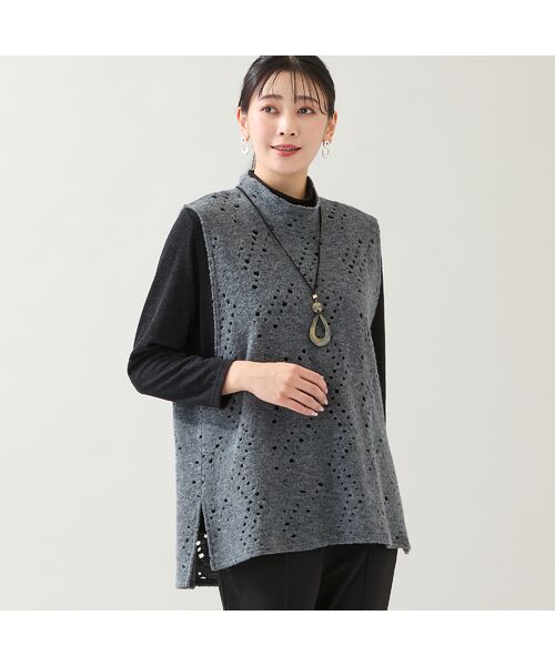 missel / ミゼール ベスト | 【一部店舗・WEB限定】ジグザグドットベスト | 詳細3