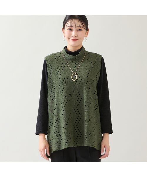 missel / ミゼール ベスト | 【一部店舗・WEB限定】ジグザグドットベスト | 詳細7