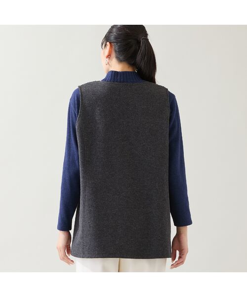 missel / ミゼール ベスト | ループニット Vネックベスト | 詳細6