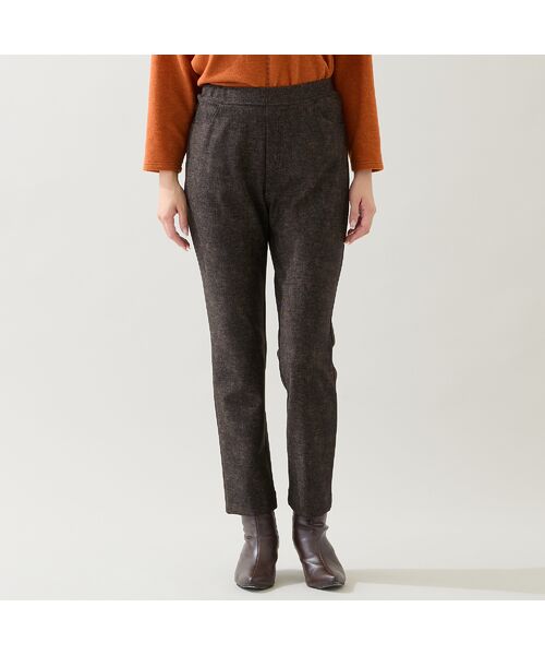 missel / ミゼール その他パンツ | 【暖かパンツ・洗える・日本製・3L/4Lサイズ】デニム柄裏起毛パンツ | 詳細6