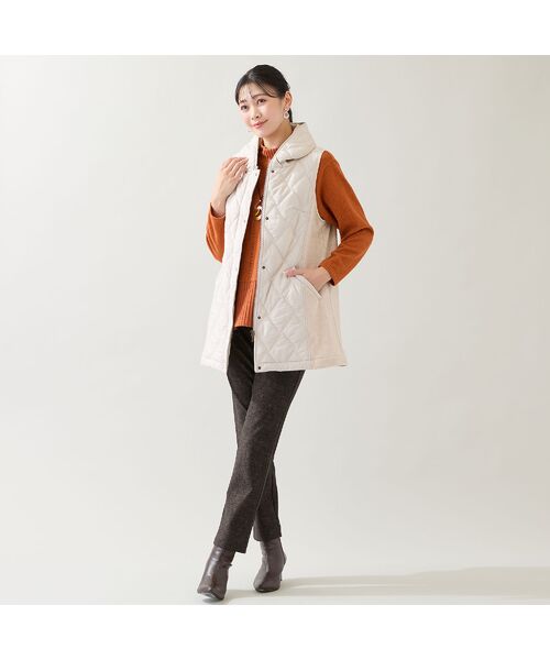 missel / ミゼール その他パンツ | 【暖かパンツ・洗える・日本製・3L/4Lサイズ】デニム柄裏起毛パンツ | 詳細8