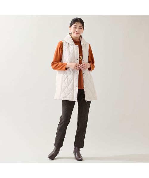 missel / ミゼール その他パンツ | 【暖かパンツ・洗える・日本製・3L/4Lサイズ】デニム柄裏起毛パンツ | 詳細9