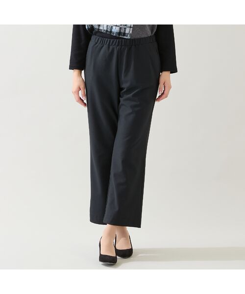 missel / ミゼール その他パンツ | 【蓄熱・洗える・日本製・3L/4Lサイズ】裏起毛ストレートパンツ | 詳細1