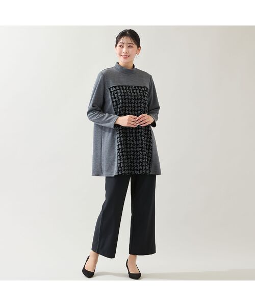 missel / ミゼール その他パンツ | 【蓄熱・洗える・日本製・3L/4Lサイズ】裏起毛ストレートパンツ | 詳細4