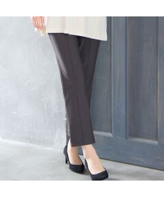 missel / ミゼール その他パンツ | 【快適保温素材・洗える・日本製・3L/4L】ピンタック入り美ラインパンツ