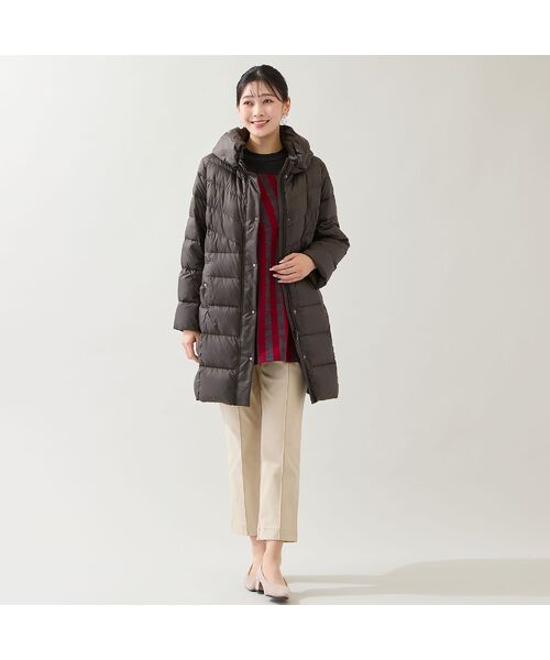 missel / ミゼール その他パンツ | 【快適保温素材・洗える・日本製・3L/4L】ピンタック入り美ラインパンツ | 詳細3