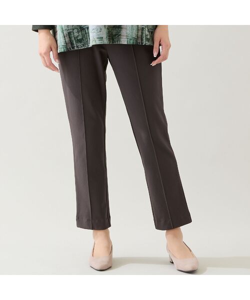 missel / ミゼール その他パンツ | 【快適保温素材・洗える・日本製・3L/4L】ピンタック入り美ラインパンツ | 詳細6