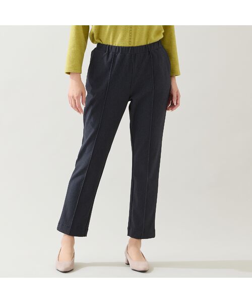 missel / ミゼール その他パンツ | 【快適保温素材・洗える・日本製・3L/4L】ピンタック入り美ラインパンツ | 詳細12