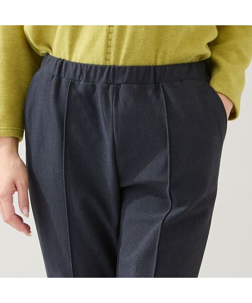 missel / ミゼール その他パンツ | 【快適保温素材・洗える・日本製・3L/4L】ピンタック入り美ラインパンツ | 詳細14