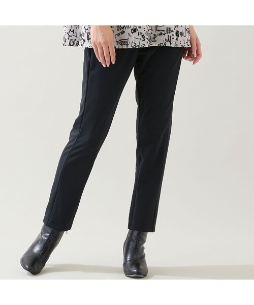 missel/ミゼール 【快適保温素材・洗える・日本製・3L/4L】あったかレギンスパンツ ブラック 3L