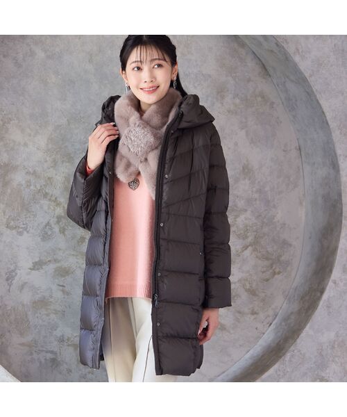 missel / ミゼール ダウンジャケット・ベスト | 【人気アイテム・3L/4Lサイズあり】軽量ソフトタフタダウンコート | 詳細13