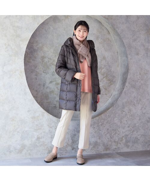 missel / ミゼール ダウンジャケット・ベスト | 【人気アイテム・3L/4Lサイズあり】軽量ソフトタフタダウンコート | 詳細15